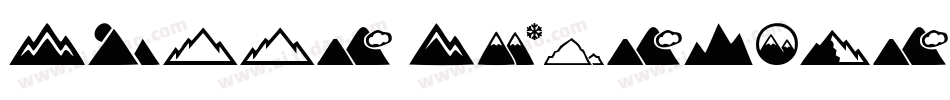 Green Mountain 3字体转换